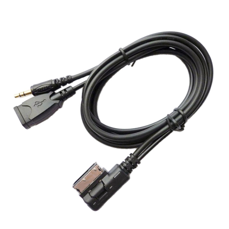 Car AMI AUX Audio Cable AUX + USB Charging + Mobile Music for Mercedes-Benz - In Car by buy2fix | Online Shopping UK | buy2fix