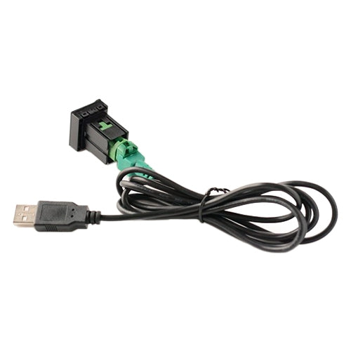 Car Center Console CD Reserved Position Modified 2.6x2.3cm USB Interface Conversion Cable Wiring Harness for Volkswagen / Audi / Skoda, Cable Length: 1m - In Car by buy2fix | Online Shopping UK | buy2fix