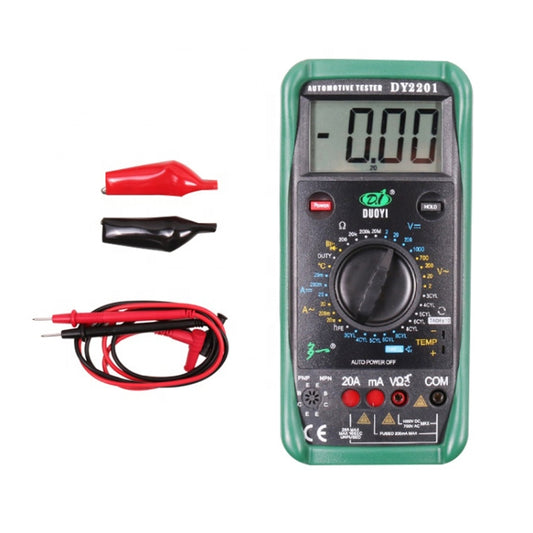 DUOYI DY2201 Car High-precision Digital Automobile Multi-function Maintenance Automatic Universal Meter - In Car by buy2fix | Online Shopping UK | buy2fix