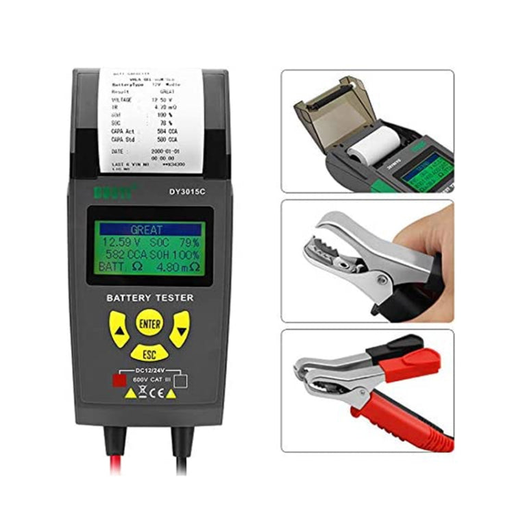 DUOYI DY3015C Car 24V Battery Tester - In Car by buy2fix | Online Shopping UK | buy2fix