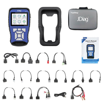 JDiag M100 Motorcycles 2 in1 OBD Scanner Battery Tester - In Car by buy2fix | Online Shopping UK | buy2fix