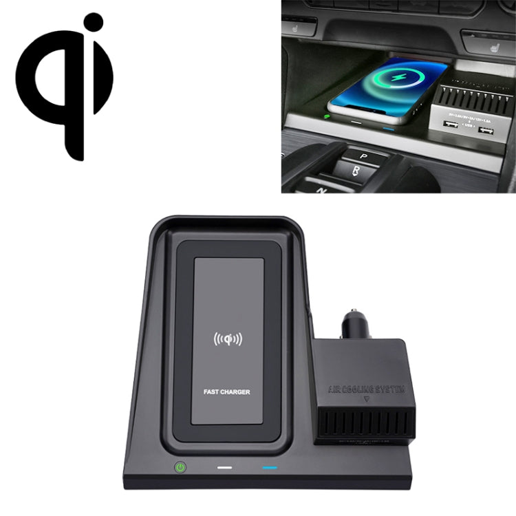 HFC-1002 Car Qi Standard Wireless Charger 10W Quick Charging for Honda Avancier / URV 2017-2020, Left Driving - In Car by buy2fix | Online Shopping UK | buy2fix