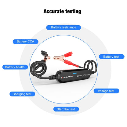 KONNWEI BK100 X431 BST360 Car Bluetooth Battery Tester (Black) - In Car by KONNWEI | Online Shopping UK | buy2fix