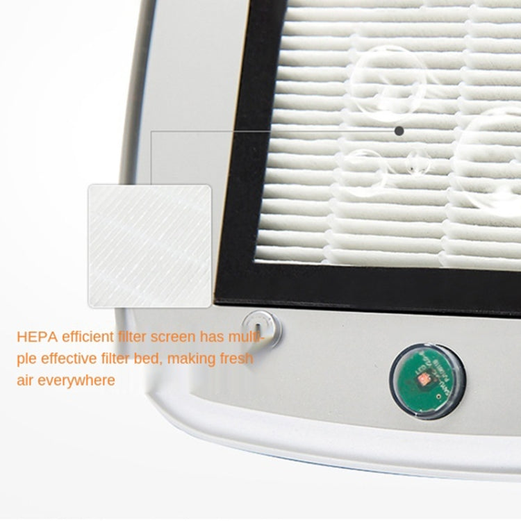 XJ-005 Car Solar Energy Negative Ion Smart USB Air Purifier (Black) - In Car by buy2fix | Online Shopping UK | buy2fix