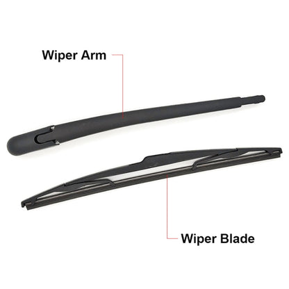JH-PG05 For Peugeot 206 1998- Car Rear Windshield Wiper Arm Blade Assembly 6429R2 - In Car by buy2fix | Online Shopping UK | buy2fix