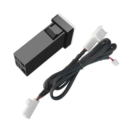 For Toyota 2009-2019 60W USB-A+Type-C Car Smart Phone PD Fast Charger - In Car by buy2fix | Online Shopping UK | buy2fix