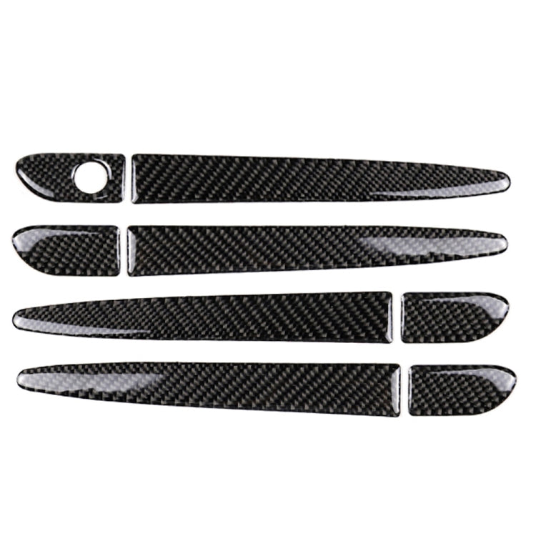 One Set Car Carbon Fiber Outside Door Handle without Smart Hole Decorative Sticker for Mazda CX-5 2017-2018, Right Drive -  by buy2fix | Online Shopping UK | buy2fix