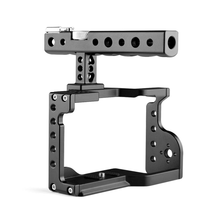 YELANGU C17 YLG0913A Video Camera Cage Stabilizer with Handle for Sony A6600 (Black) - Camera Accessories by YELANGU | Online Shopping UK | buy2fix