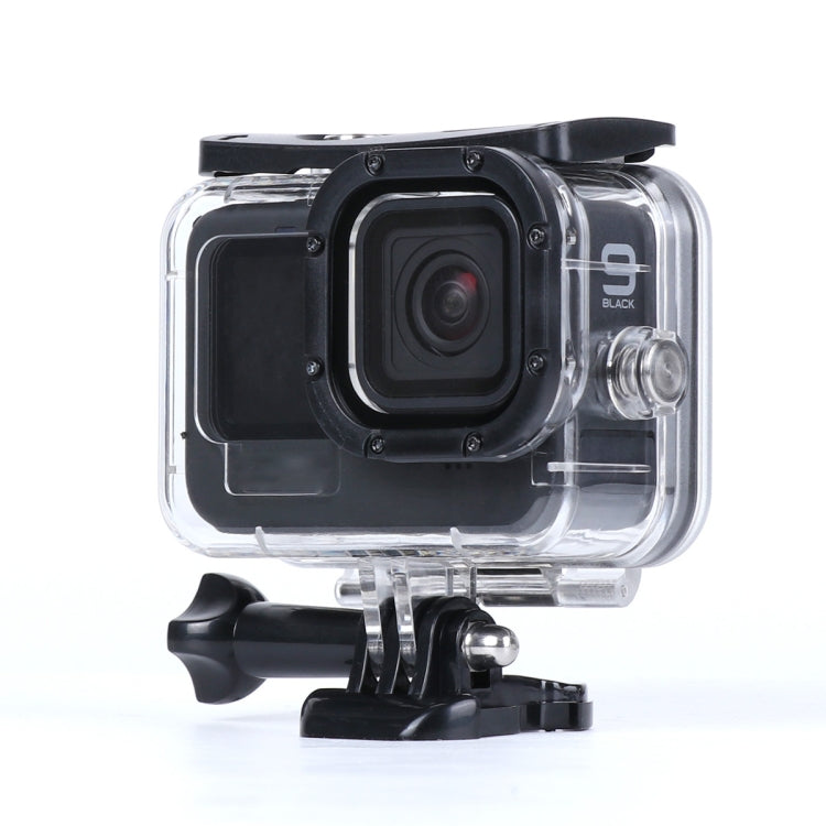 45m Waterproof Housing Protective Case with Buckle Basic Mount & Screw For GoPro HERO10 Black / HERO9 Black - DJI & GoPro Accessories by buy2fix | Online Shopping UK | buy2fix