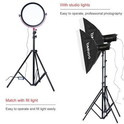 TRIOPO Oubao 1.9m Portable Studio Light Metal Tripod - Stand Bracket by TRIOPO | Online Shopping UK | buy2fix