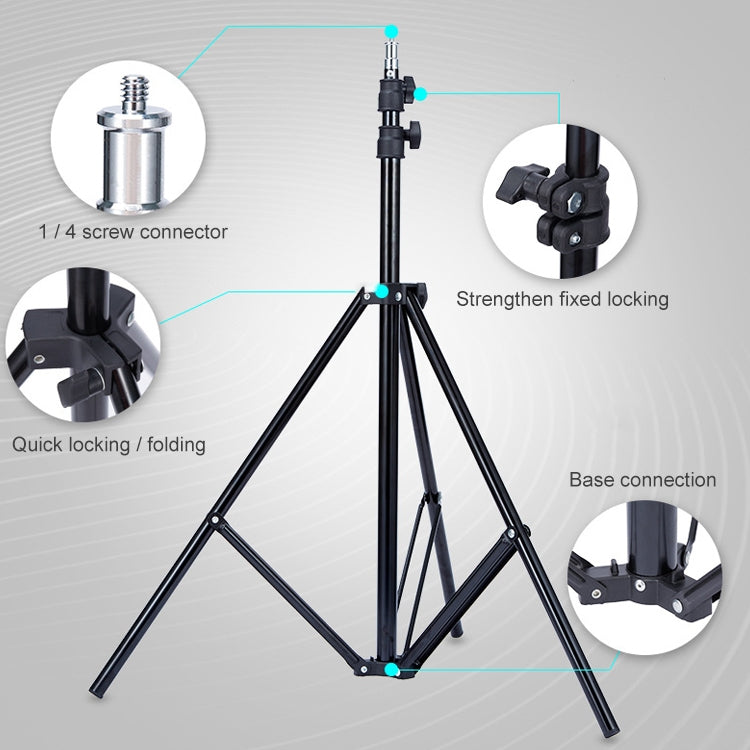 TRIOPO Oubao 1.9m Portable Studio Light Metal Tripod - Stand Bracket by TRIOPO | Online Shopping UK | buy2fix