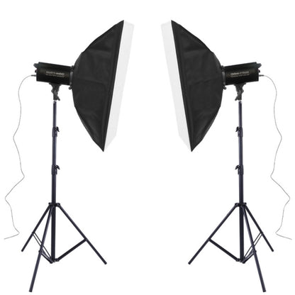 TRIOPO Oubao TTR600W 70x100cm Studio Softbox + Tripod Mount + 2x E27 150W Light Bulb Photography Lighting Tow Piece Set - Camera Accessories by TRIOPO | Online Shopping UK | buy2fix
