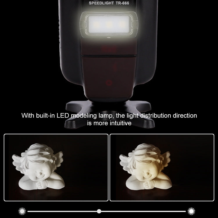 Triopo TR-666 2000mAh 2.4G Wireless Dual TTL Mode Flash Speedlite for Canon / Nikon DSLR Cameras - Camera Accessories by TRIOPO | Online Shopping UK | buy2fix
