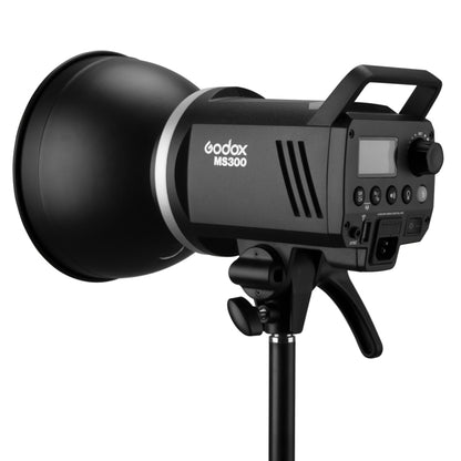 Godox MS300 Studio Flash Light 300Ws Bowens Mount Studio Speedlight with Cover(EU Plug) - Shoe Mount Flashes by Godox | Online Shopping UK | buy2fix