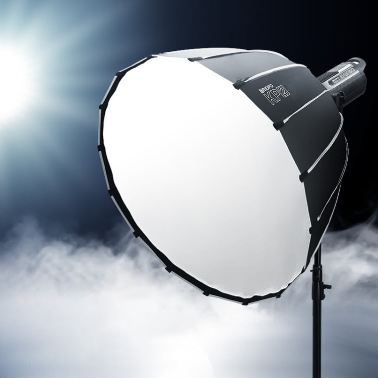 TRIOPO KP2-90 90cm Speedlite Flash Deep Parabolic Softbox Bowens Mount Diffuser(Black) -  by TRIOPO | Online Shopping UK | buy2fix