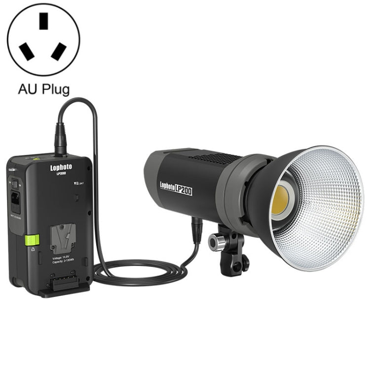 Lophoto LP-200 200W Continuous Light LED Studio Video Fill Light (AU Plug) - Shoe Mount Flashes by TRIOPO | Online Shopping UK | buy2fix