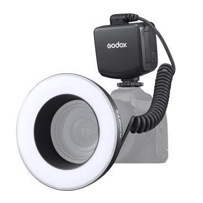 Godox Ring72 Macro Ring 48 LED Flash Light with 8 Different Size Adapter Rings(Black) - Camera Accessories by Godox | Online Shopping UK | buy2fix