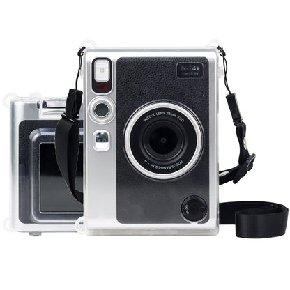 Protective Crystal Shell Case with Strap for FUJIFILM Instax mini EVO (Transparent) - Camera Accessories by buy2fix | Online Shopping UK | buy2fix