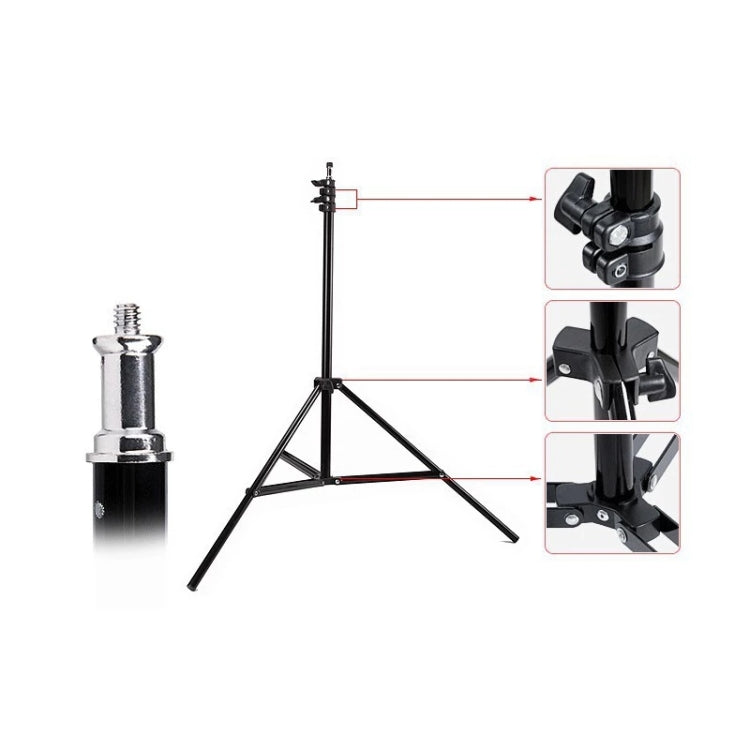 Godox SN303 2.8m Height Photography Aluminum Light Stand for Studio Flash Light (Black) - Stand Bracket by Godox | Online Shopping UK | buy2fix