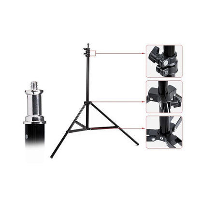 Godox SN304 2.0m Height Photography Aluminum Light Stand for Studio Flash Light (Black) - Stand Bracket by Godox | Online Shopping UK | buy2fix