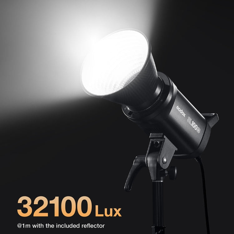 Godox SL100BI 100W 2800-6500K LED Light Studio Continuous Photo Video Light(US Plug) - Camera Accessories by Godox | Online Shopping UK | buy2fix