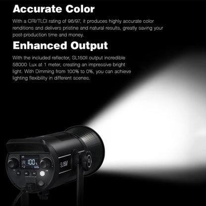 Godox SL150II 150W 5600K Daylight-balanced LED Light Studio Continuous Photo Video Light(US Plug) - Camera Accessories by Godox | Online Shopping UK | buy2fix