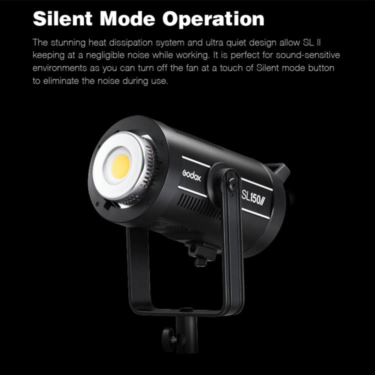 Godox SL150II 150W 5600K Daylight-balanced LED Light Studio Continuous Photo Video Light(AU Plug) - Shoe Mount Flashes by Godox | Online Shopping UK | buy2fix