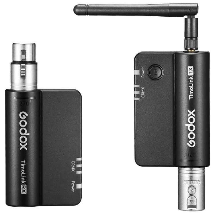 Godox TimoLink TX & RX Wireless DMX Transmitter & Receiver (Black) -  by Godox | Online Shopping UK | buy2fix