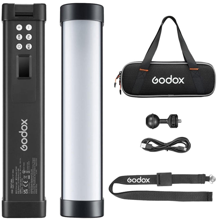 Godox WT25R Waterproof Tube Light  25cm RGB Photo Video Fill Light -  by Godox | Online Shopping UK | buy2fix