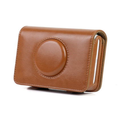 Solid Color PU Leather Case for Polaroid Snap Touch Camera (Brown) - Camera Accessories by buy2fix | Online Shopping UK | buy2fix