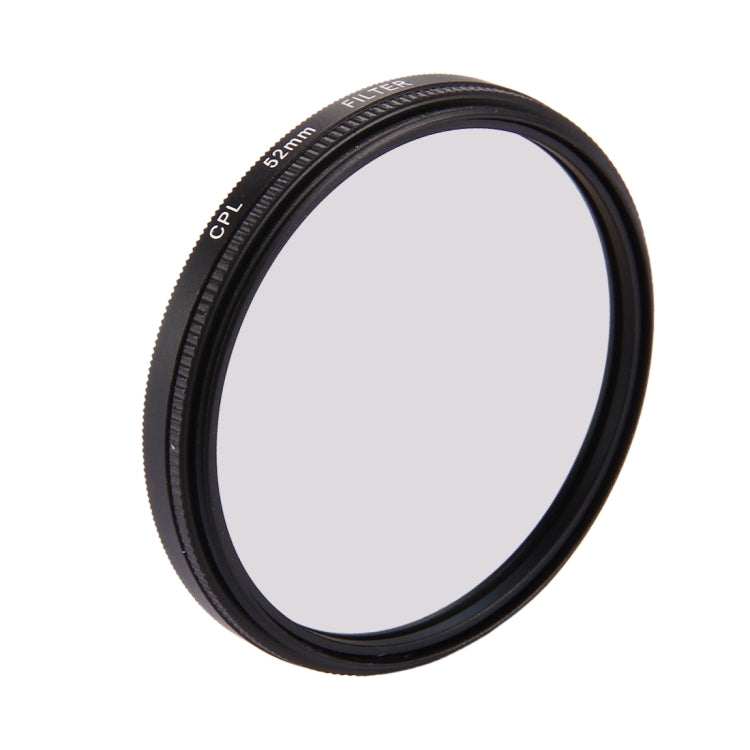 52mm 3 in 1 Round Circle CPL Lens Filter with Cap for GoPro HERO7 Black/6 /5 - Lens Filter by JSR | Online Shopping UK | buy2fix