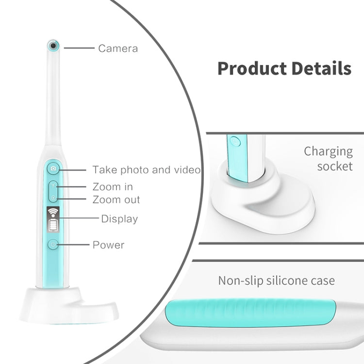 i401 2.0MP HD Camera Wireless Dental Inspection Endoscope with 8 Adjustable LEDs, IP67 Waterproof - Consumer Electronics by buy2fix | Online Shopping UK | buy2fix