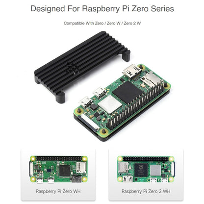 Waveshare Aluminum Alloy Protection Case for Raspberry Pi Zero Series, Fits Zero / Zero 2 W - Other Accessories by WAVESHARE | Online Shopping UK | buy2fix