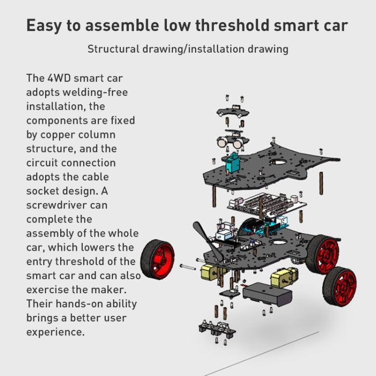 Yahboom STM32 4WD Smart Robot Car Bitbot - Consumer Electronics by YAHBOOM | Online Shopping UK | buy2fix