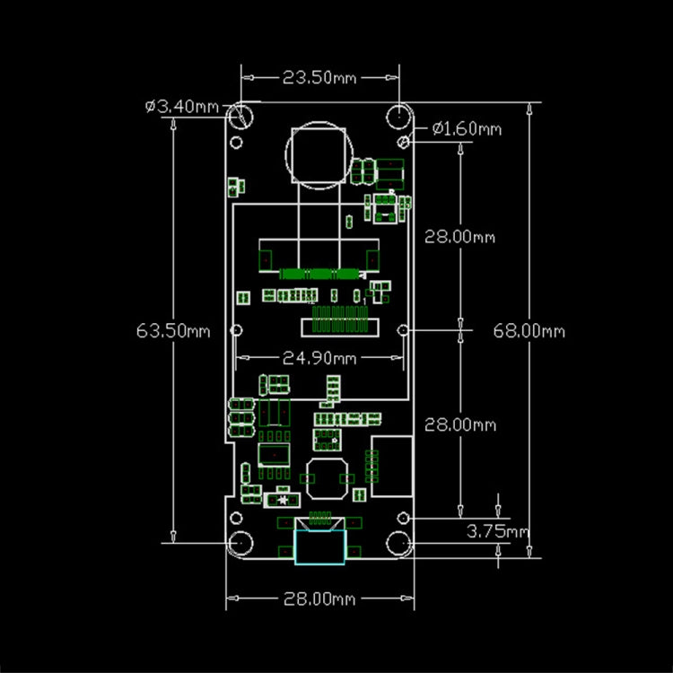 TTGO T-Camera Plus Fish-eye Lens ESP32-DOWDQ6 8MB SPRAM Camera Module OV2640 1.3 inch Display Camera - Module by TTGO | Online Shopping UK | buy2fix