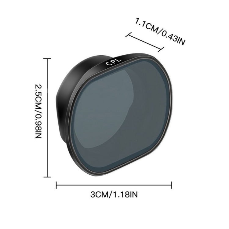 RCSTQ CPL Drone Lens Filter for DJI FPV - Lens Accessories by RCSTQ | Online Shopping UK | buy2fix