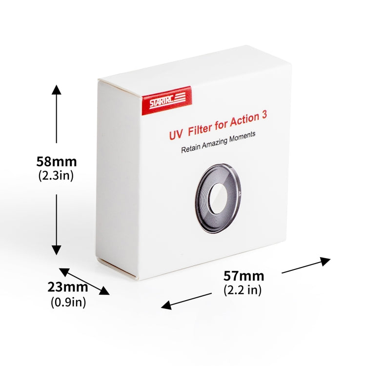 For DJI Action 3 STARTRC UV Lens Filter - Lens Filter by STARTRC | Online Shopping UK | buy2fix