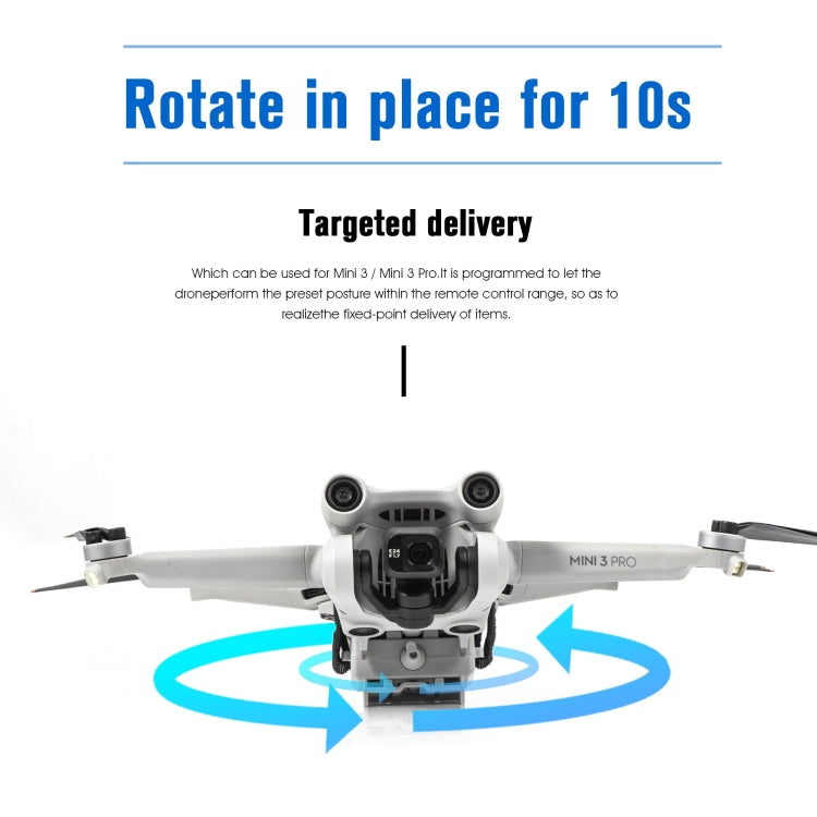 For DJI Mini 3 / Mini 3 Pro STARTRC Air-Dropping System Thrower Parabolic Bracket (Grey) - DJI & GoPro Accessories by STARTRC | Online Shopping UK | buy2fix