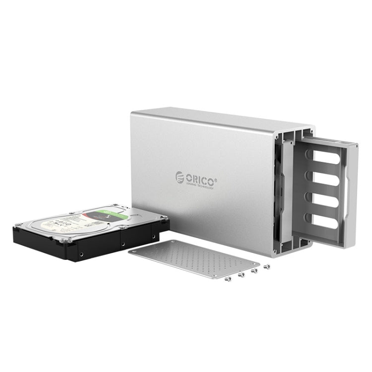 ORICO Honeycomb Series WS200RU3 SATA 3.5 inch USB 3.0 Dual Bays Aluminum Alloy HDD / SSD Enclosure with Raid, The Maximum Support Capacity: 20TB - HDD Enclosure by ORICO | Online Shopping UK | buy2fix