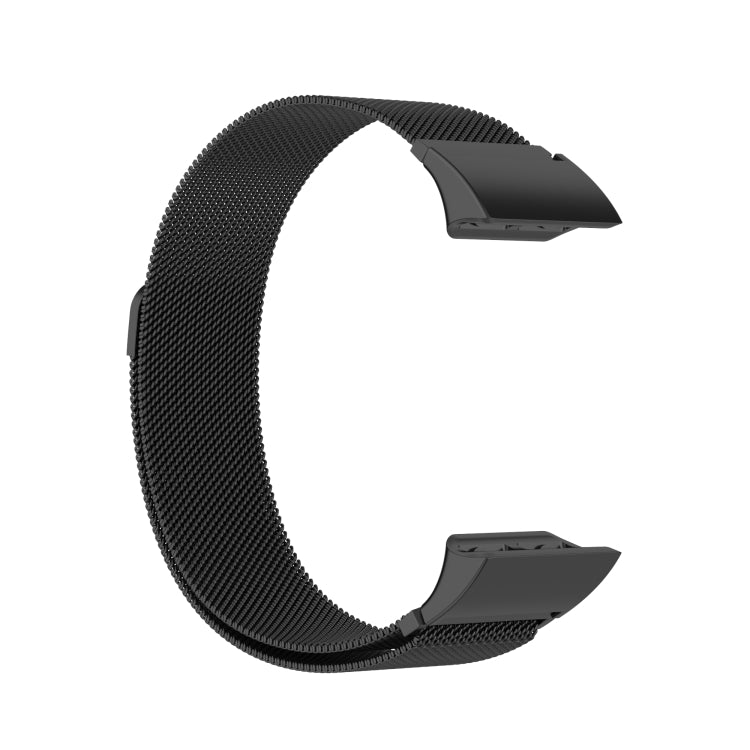 For Garmin Forerunner 35 / 30 Milanese Watch Band(Black) - Smart Wear by buy2fix | Online Shopping UK | buy2fix