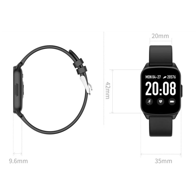 Lokmat KW17 1.3 inch TFT Screen IP68 Waterproof Smart Watch, Support Sleep Monitor / Heart Rate Monitor / Blood Pressure Monitor(Pink) - Smart Wear by Lokmat | Online Shopping UK | buy2fix