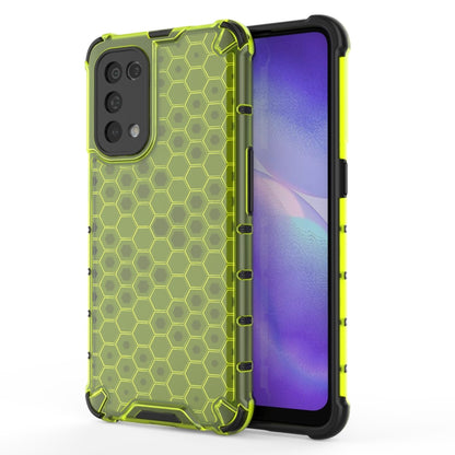 For Oppo Reno5 5G Shockproof Honeycomb PC + TPU Case(Green) - OPPO & vivo Accessories by buy2fix | Online Shopping UK | buy2fix