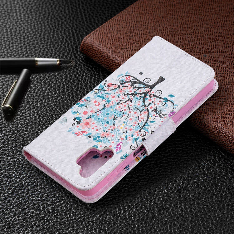 For Samsung Galaxy A32 5G Colored Drawing Pattern Horizontal Flip Leather Case with Holder & Card Slots & Wallet(Tree) - Samsung Accessories by buy2fix | Online Shopping UK | buy2fix