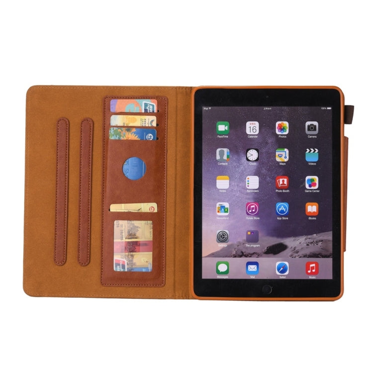 For iPad 10.2 2021 / 2020 / 2019 Business Style Horizontal Flip Leather Case with Holder & Card Slot & Photo Frame & Wallet(Brown) - Apple Accessories by buy2fix | Online Shopping UK | buy2fix