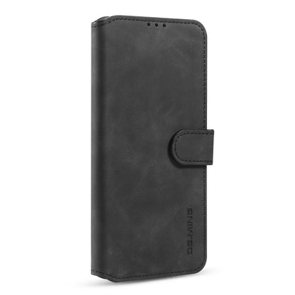 For samsung Galaxy A52 5G / 4G DG.MING Retro Oil Side Horizontal Flip Leather Case with Holder & Card Slots & Wallet(Black) - Samsung Accessories by DG.MING | Online Shopping UK | buy2fix