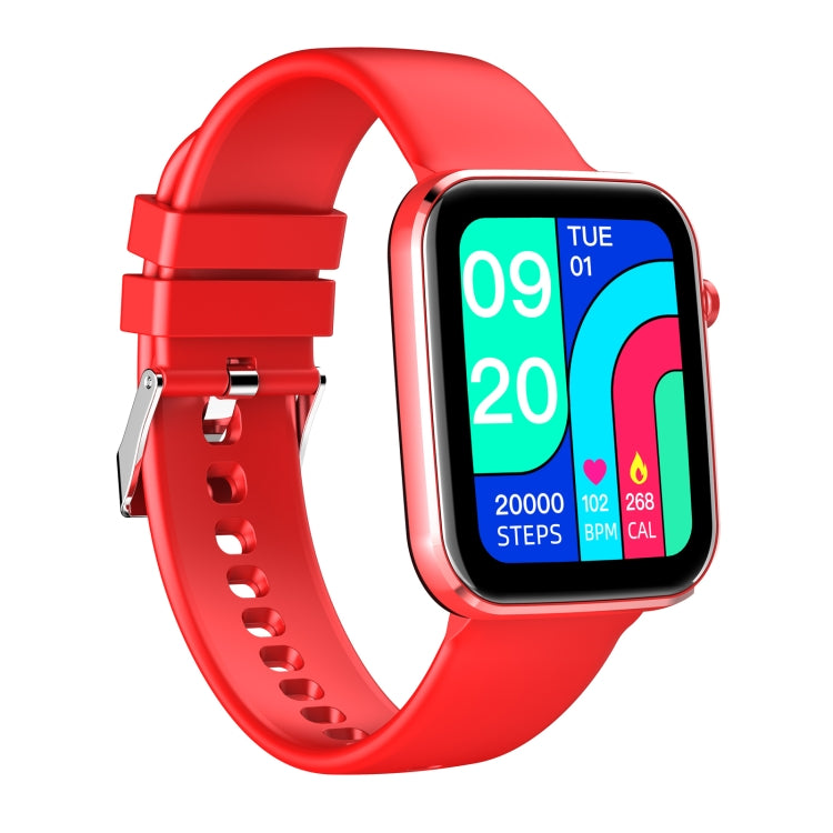 Z15 1.69 inch Touch Screen IP67 Waterproof Smart Watch, Support Blood Pressure Monitoring / Sleep Monitoring / Heart Rate Monitoring(Red) - Smart Wear by buy2fix | Online Shopping UK | buy2fix