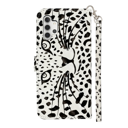 For Samsung Galaxy A32 5G 3D Pattern Horizontal Flip PU Leather Case with Holder & Card Slots & Wallet(Yellow Leopard) - Galaxy Phone Cases by imak | Online Shopping UK | buy2fix