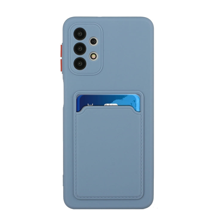 For Samsung Galaxy A32 4G Card Slot Design Shockproof TPU Protective Case(Gray) - Samsung Accessories by buy2fix | Online Shopping UK | buy2fix