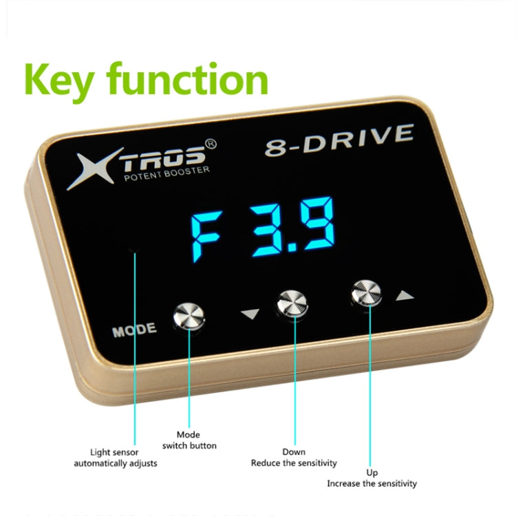 For Audi RS3 2011- TROS 8-Drive Potent Booster Electronic Throttle Controller Speed Booster - In Car by TROS | Online Shopping UK | buy2fix