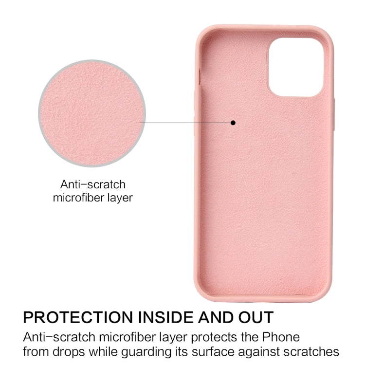 For iPhone 13 Pro Solid Color Liquid Silicone Shockproof Protective Case (White) - iPhone 13 Pro Cases by buy2fix | Online Shopping UK | buy2fix